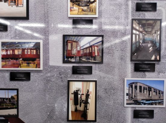 Exposición del centenario del Metro de Madrid. Fotos restauración