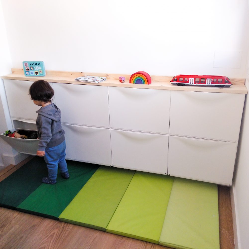 Mueble Montessori para juguetes DIY