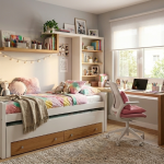 Dormitorio-juvenil-con-cama-extraible-cajones