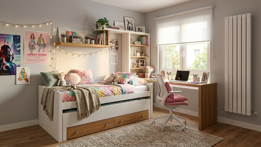 habitaci&oacute;n con muebles juveniles